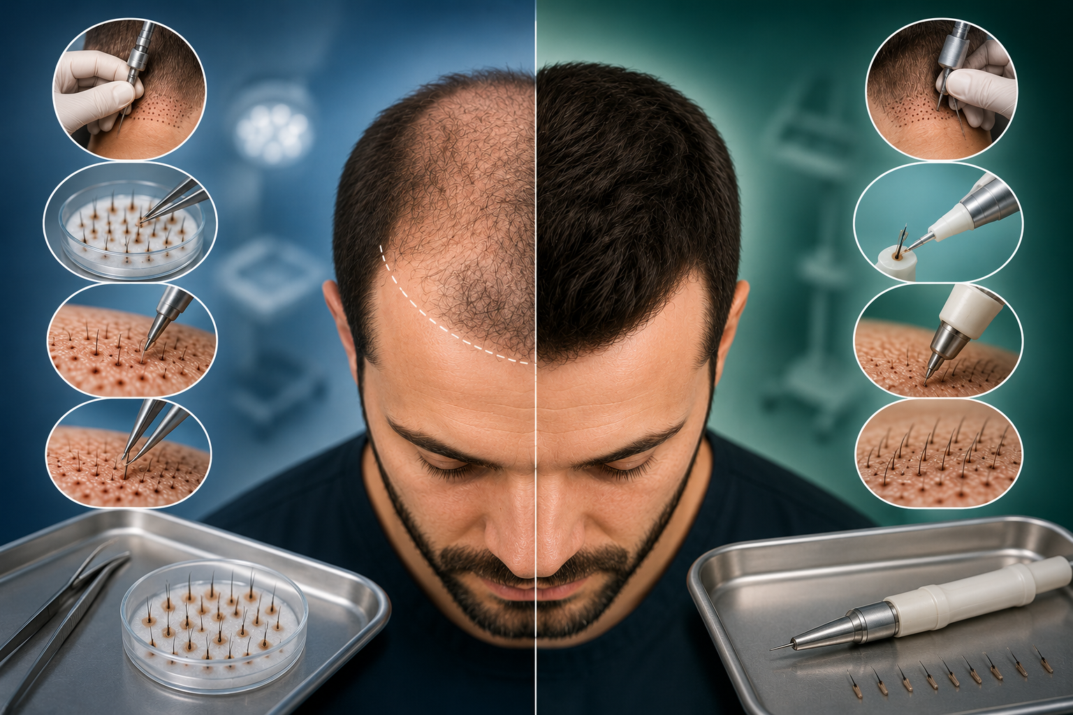 FUE vs. DHI Hair Transplant: What Is the Difference?
